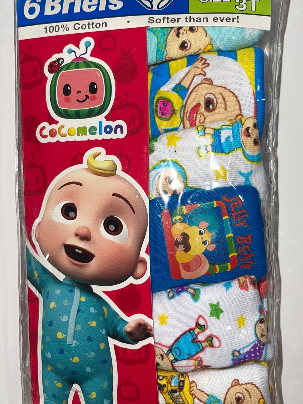 CoComelon Kids Briefs - Multi-Color Pack (3T)